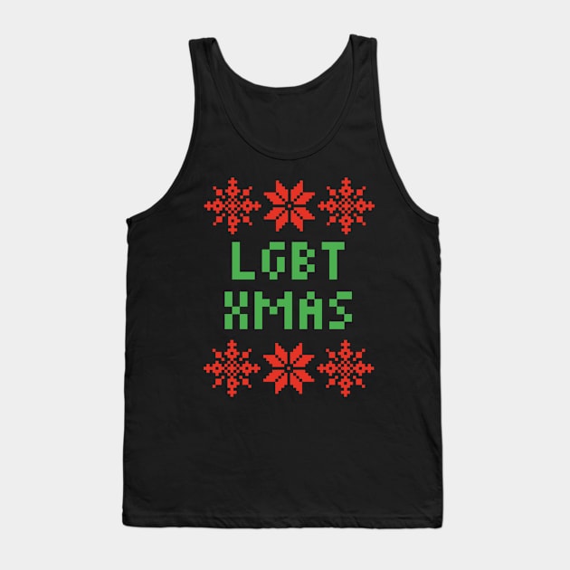 LGBT Xmas - LGBTQ Christmas Tank Top by isstgeschichte